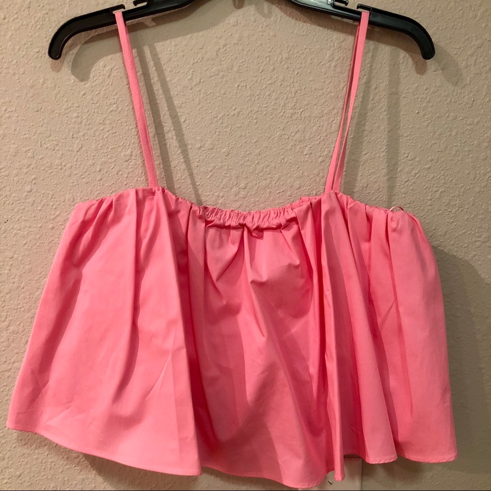 Zara Pink Crop Top - Size L